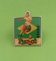 Pin Pierrot Fussball Brasilien.