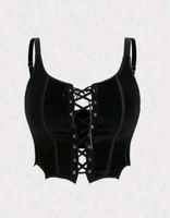 Gothic Corsagentop Samt Gr S/M *neu*