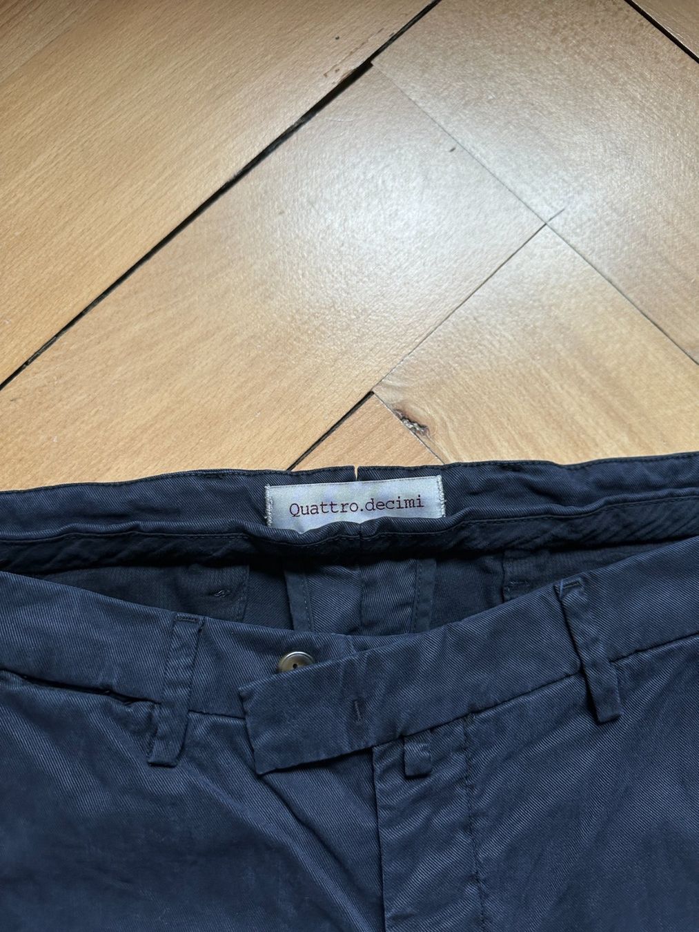 Pantaloni: QUATTRO.DECIMI - Chino Hose dunkelblau 48 – Usato da Zürich venduto da Diazaio 2