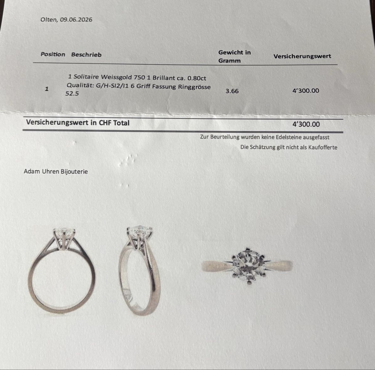 Anelli: Ring Brilliant Grösse 52.5 – Usato da Kappel venduto da Pokeandi75 3