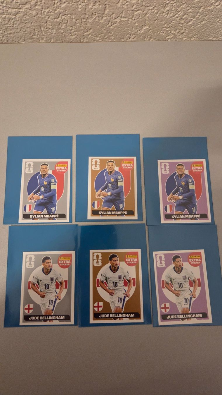 Panini Carte collezionabili: Lot Jude Bellingham & Kylian Mbappé – Nuovo (secondo la descrizione) da martigny venduto da cri_b6mg