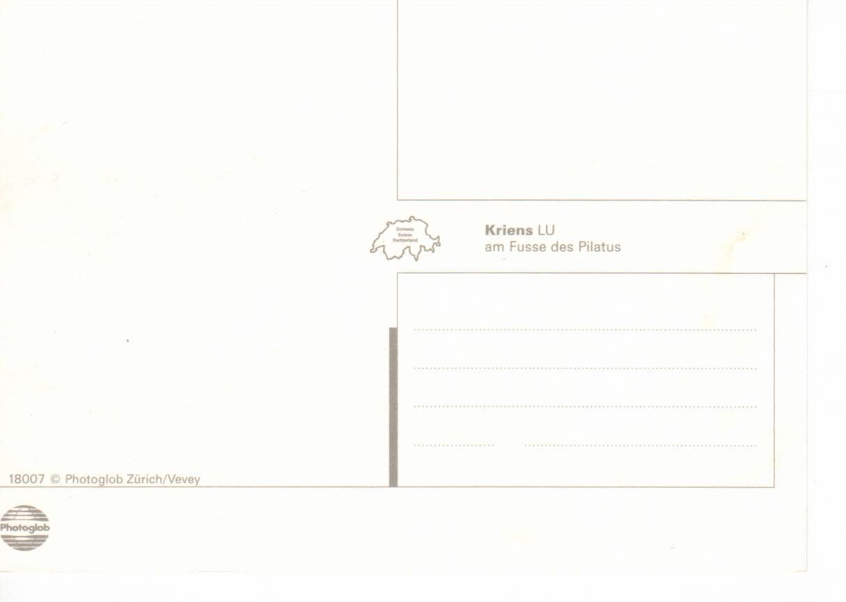 Cartoline postali: Kriens – Usato da Wolhusen venduto da Curver9 1