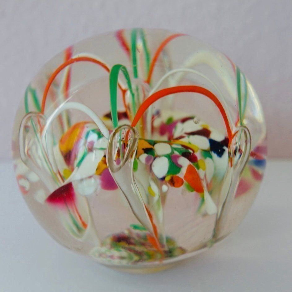 Bicchieri: Selten grosse Glaskugel _ Paperweight - alt – Usato da Adliswil venduto da MeDuMe 2