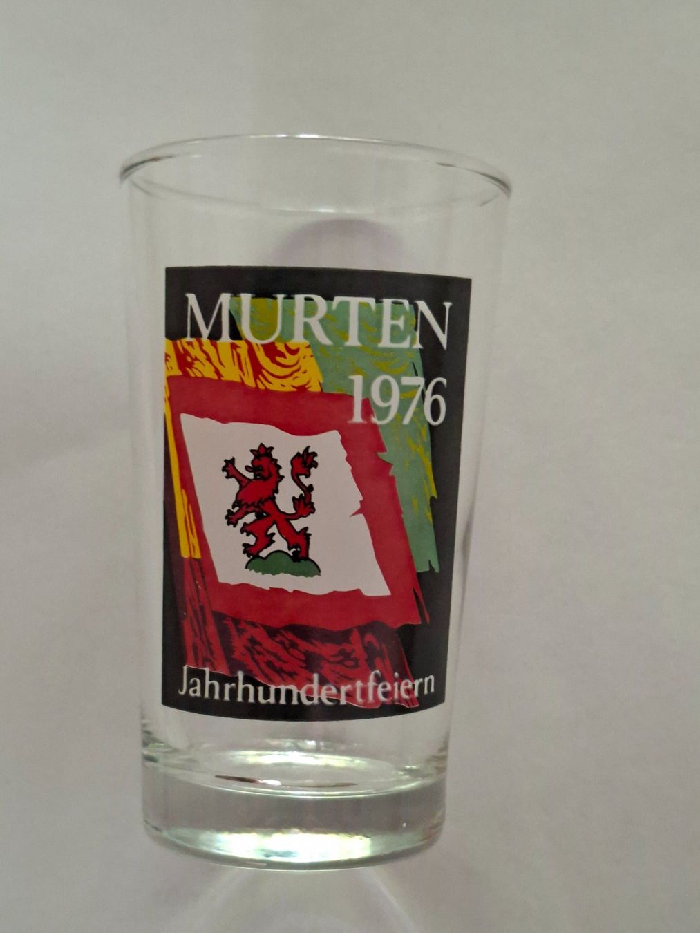 Gläser: Murten 1976: Trinkglas – Gebraucht aus Hinterkappelen von 1399
