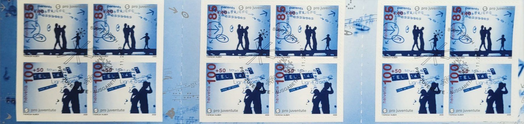 Tutti i francobolli: Carnet De Timbre /  Markenheftchen  Pro Juventute 2009 – Usato da Biel/Bienne venduto da Destockweb