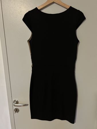 ANNA FIELD Etuikleid Gr. 36 – Schwarz/Beige mit Spitze 🖤