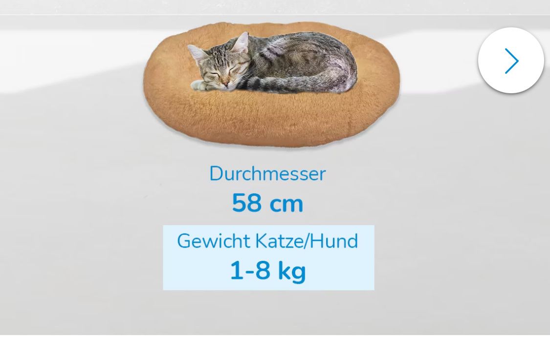 Liege- & Schlafplätze: Peaceful Pooch Katzen- & Hundebett – Neu (gemäss Beschreibung) aus Aarwangen von Mousi67 1