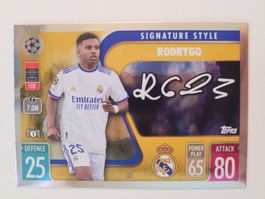 Match Attax 21/22 Real Madrid - Rodrygo - Signature Style