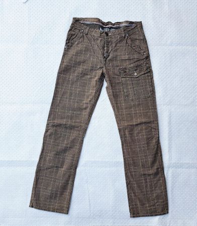 Gepflegte Herrenhose kariert Gr. 34/34 - Tom Tompson