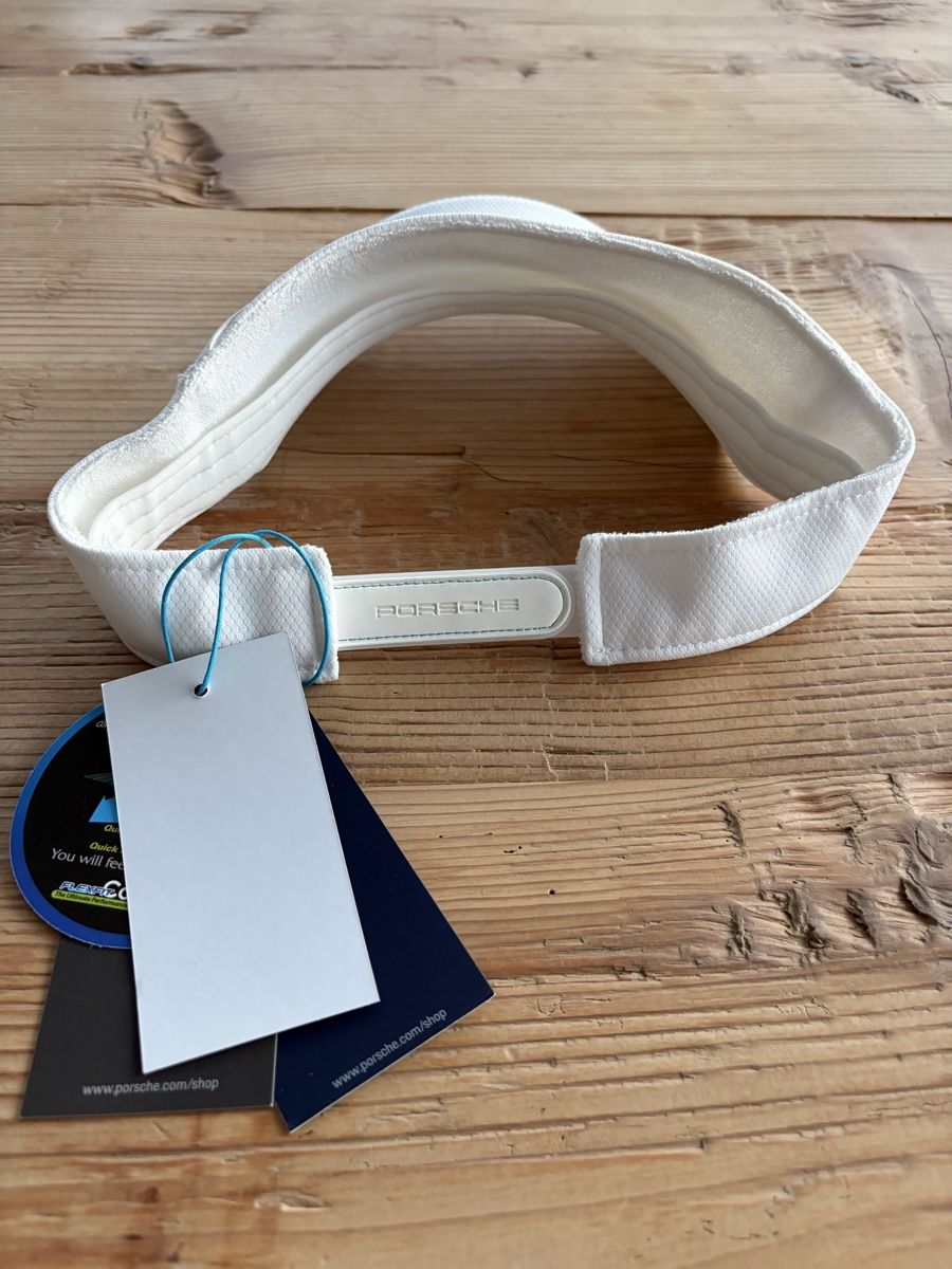 Porsche Copricapi, berretti & cappellini: Porsche Visor Cap weiss neu – Nuovo e nell'imballaggio originale da Altendorf venduto da Charlyle 3