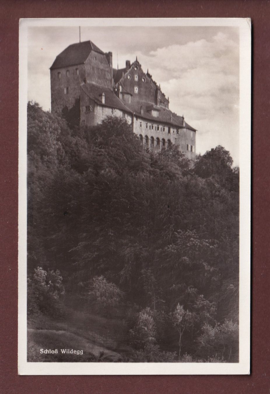 Cartoline postali: SCHLOSS WILDEGG - 1932 – Usato da Pully venduto da nicecards