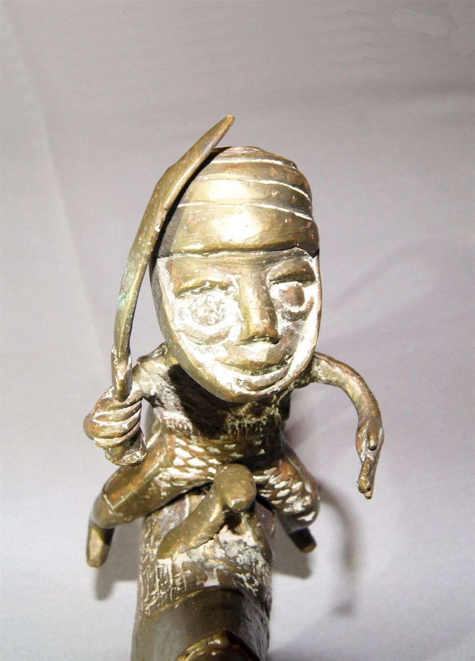 Figuren: Benin-Bronze: Krieger zu Pferd – Gebraucht aus Geroldswil von ARTEFACTO 2