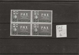 timbre PAX 268 bloc de 4 **
