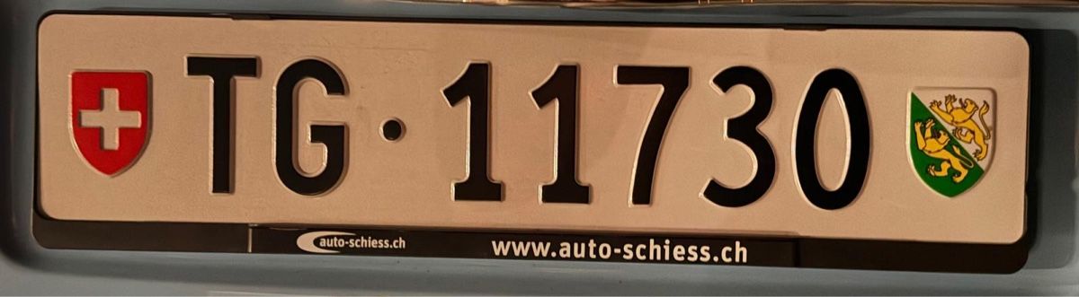 Insegne: Kennzeichen TG 11730 – Usato da Frauenfeld venduto da Gonii224 1