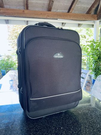 Samsonite Koffer schwarz Rollkoffer Handgepäck