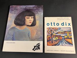 Bücher "Otto Dix" Eva Karcher Kunst Sammelobjekte Konvolut