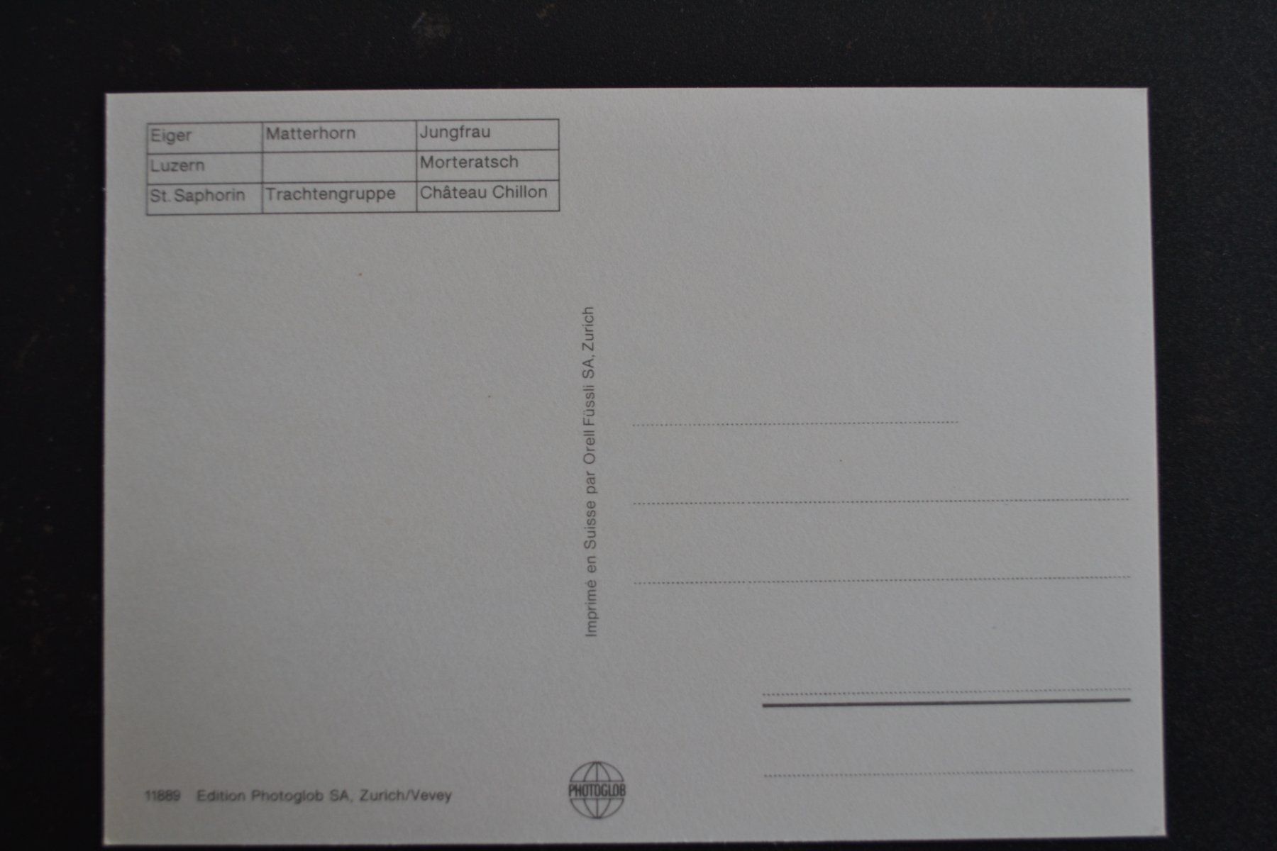Cartoline postali: AK Schweiz Sehenswürdigkeiten – Usato da Beinwil am See venduto da kajak55 1