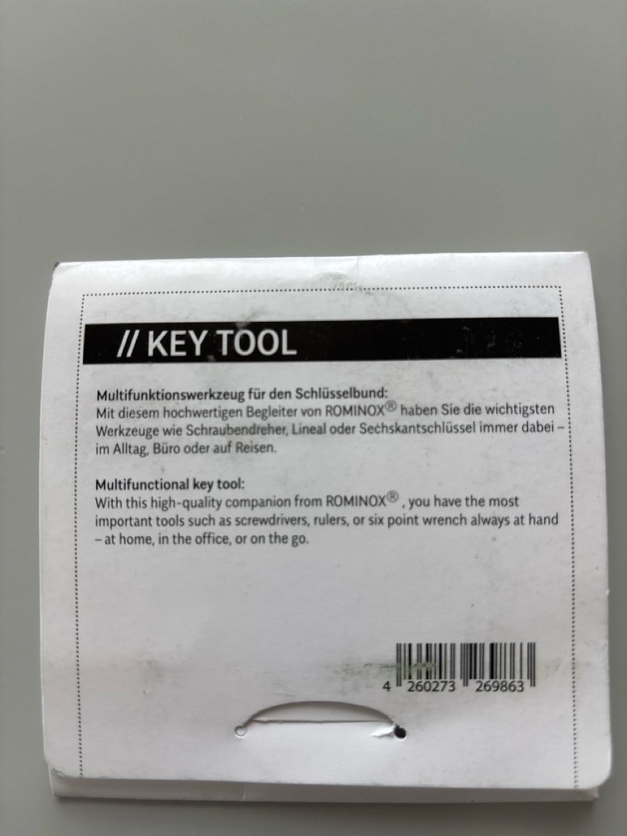 Tutti gli attrezzi: KEY TOOL von ROMINOX – Nuovo e nell'imballaggio originale da Unterengstringen venduto da hab_dyp5 2