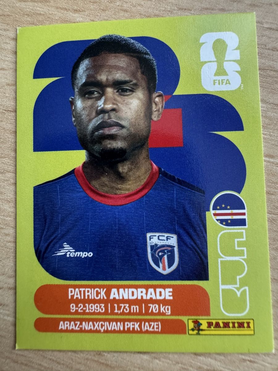 Panini Carte collezionabili: Panini WM 2026 - CPV 11 - Andrade – Usato da Eschenbach SG venduto da Grummelzwerg