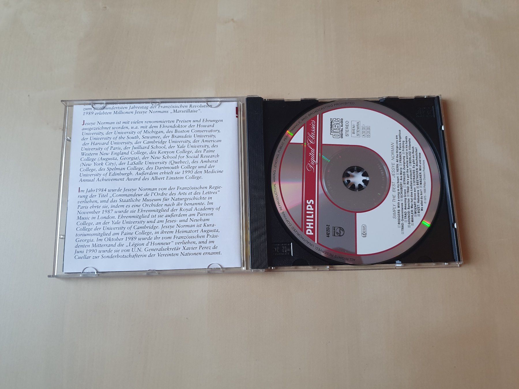 CD: Jessye Norman Simply the Best – Usato da Stansstad venduto da collectorsshop 2
