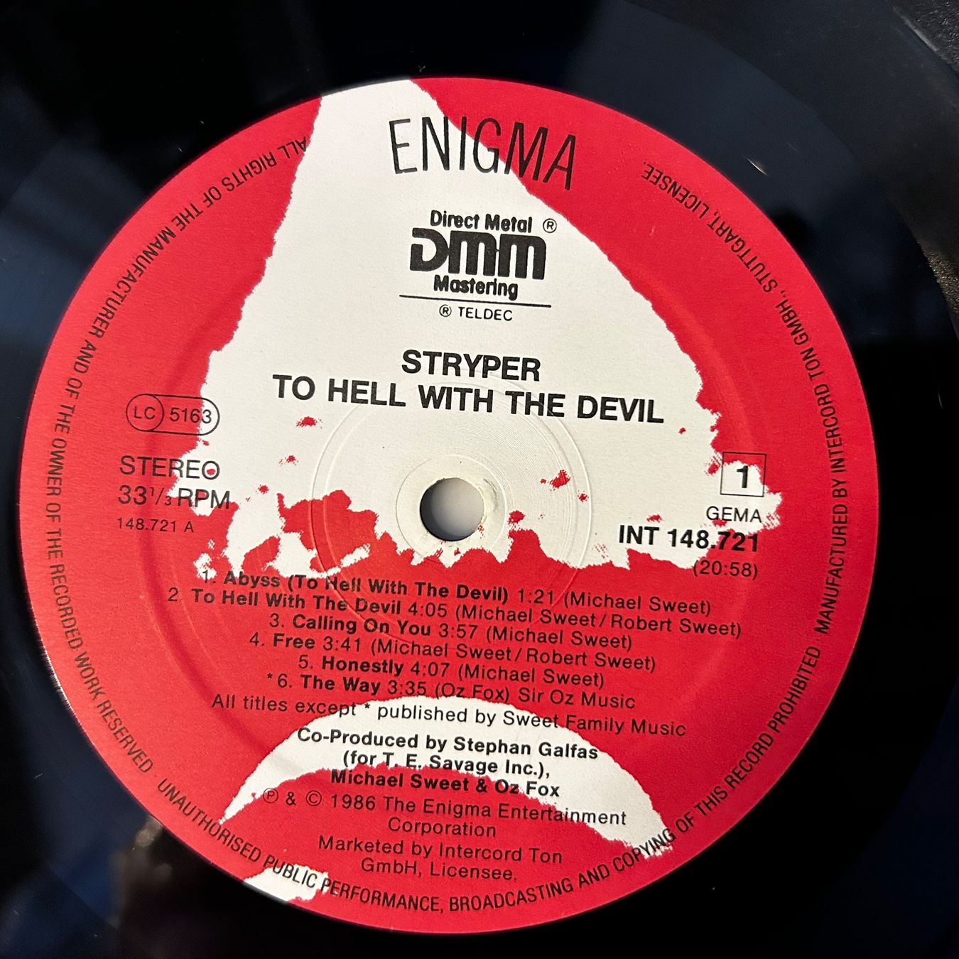 Dischi in vinile: Stryper - To Hell With The Devil - Vinyl Schallplatte Top! – Usato da Aesch BL venduto da BlueMusicRecords 4