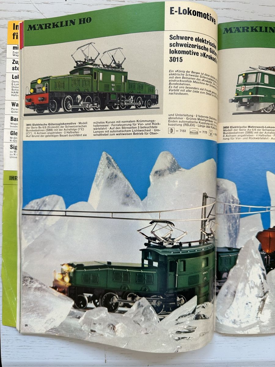Märklin Modellini di ferrovie: Märklin Katalog 1972 o.P. – Usato da Lupsingen venduto da New-Haven 1