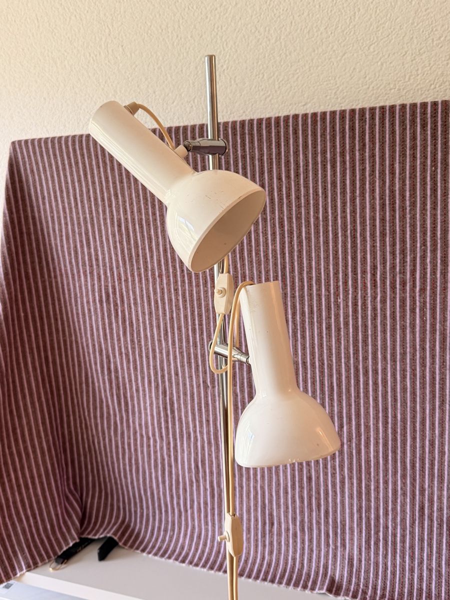 Lampes: Vintage Stehlampe Weiss – D'occasion à Laupen BE par Lisafurby 1