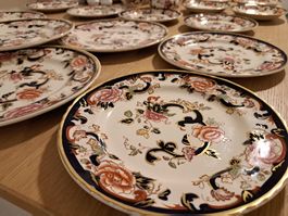 Fine China Porzellan Geschirrset 27tlg