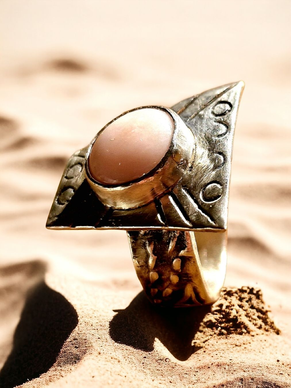 Bagues: Statement-Ring, Silber mit pink Andenopal, Gr. 54 – Neuf avec emballage d'origine à Aarau par Schmuckhoehle_MD