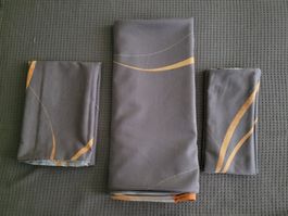 schöne Bettwäsche Duvet 210x200cm, Kissen 1x60/60, 1x40x60cm