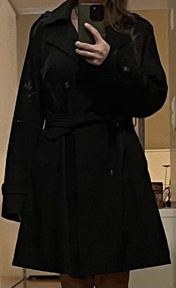 Max Mara Cappotti: Trenchcoat MaxMara - Schwarzer Trenchcoat - Grösse 40 – Usato da Rüschlikon venduto da leo_mwz2 2