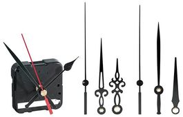 Flüsterleises, schleichendes Uhrwerk mit 3 Zeiger-Sets