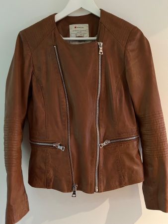 Lederjacke Gr.38  Braun