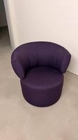 Rolf Benz 684 Design-Drehsessel, Violett/Aubergine