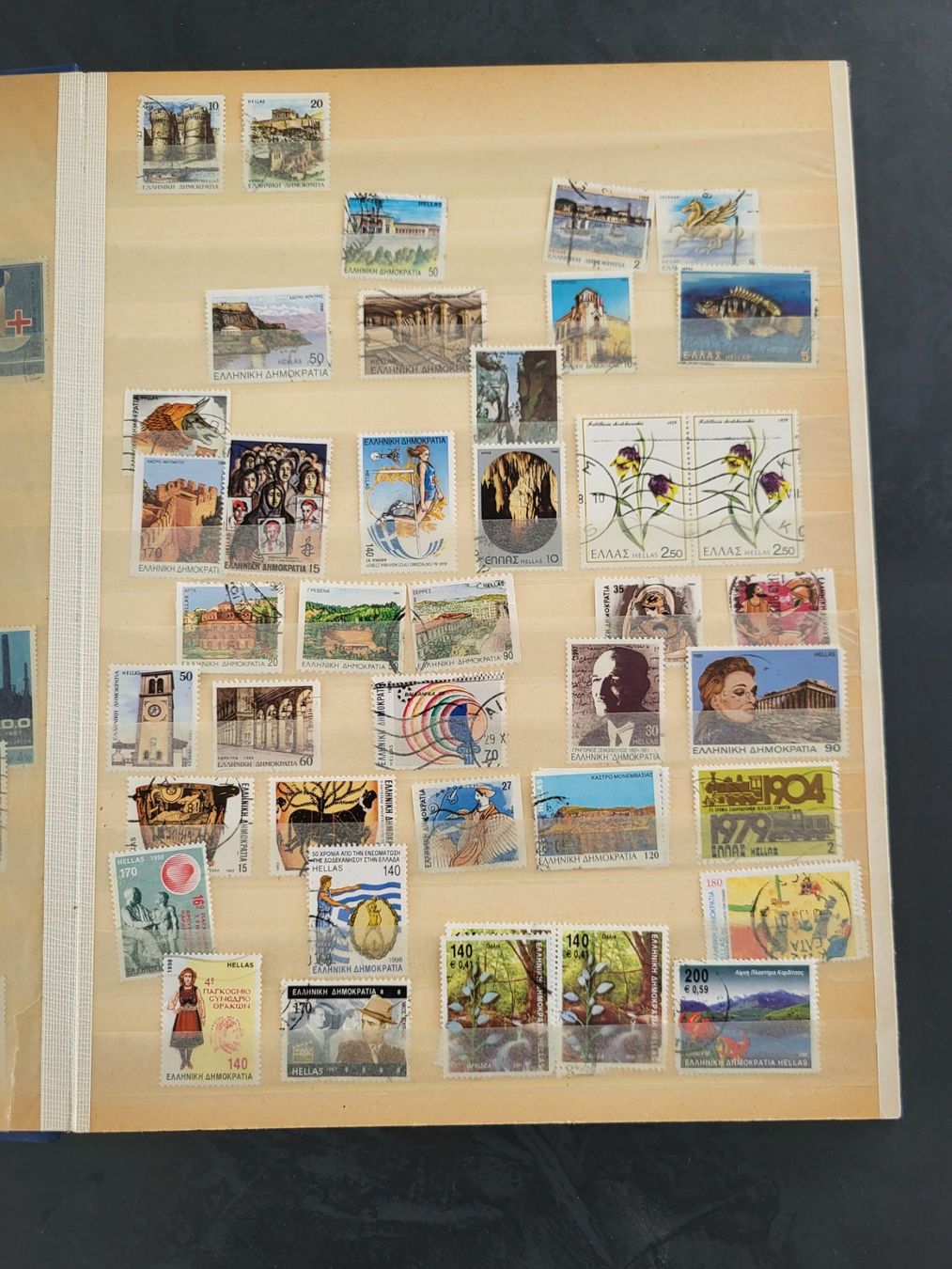 Alle Briefmarken: Sammlung Album Griechenland & Zypern – Gebraucht aus Rümlang von Turrin 4