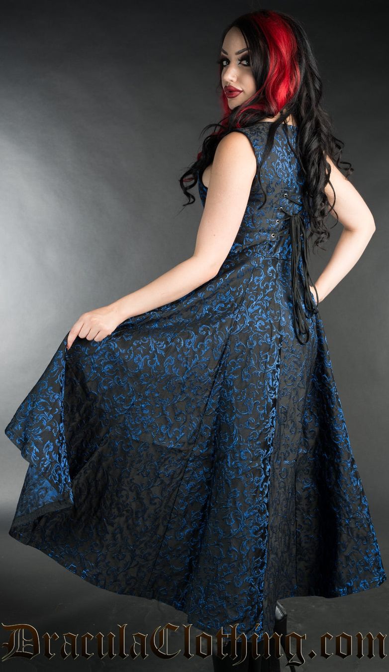 Vestiti: Gothic Kleid blau/schwarz – Nuovo (secondo la descrizione) da Bauma venduto da AutumnMoon 1