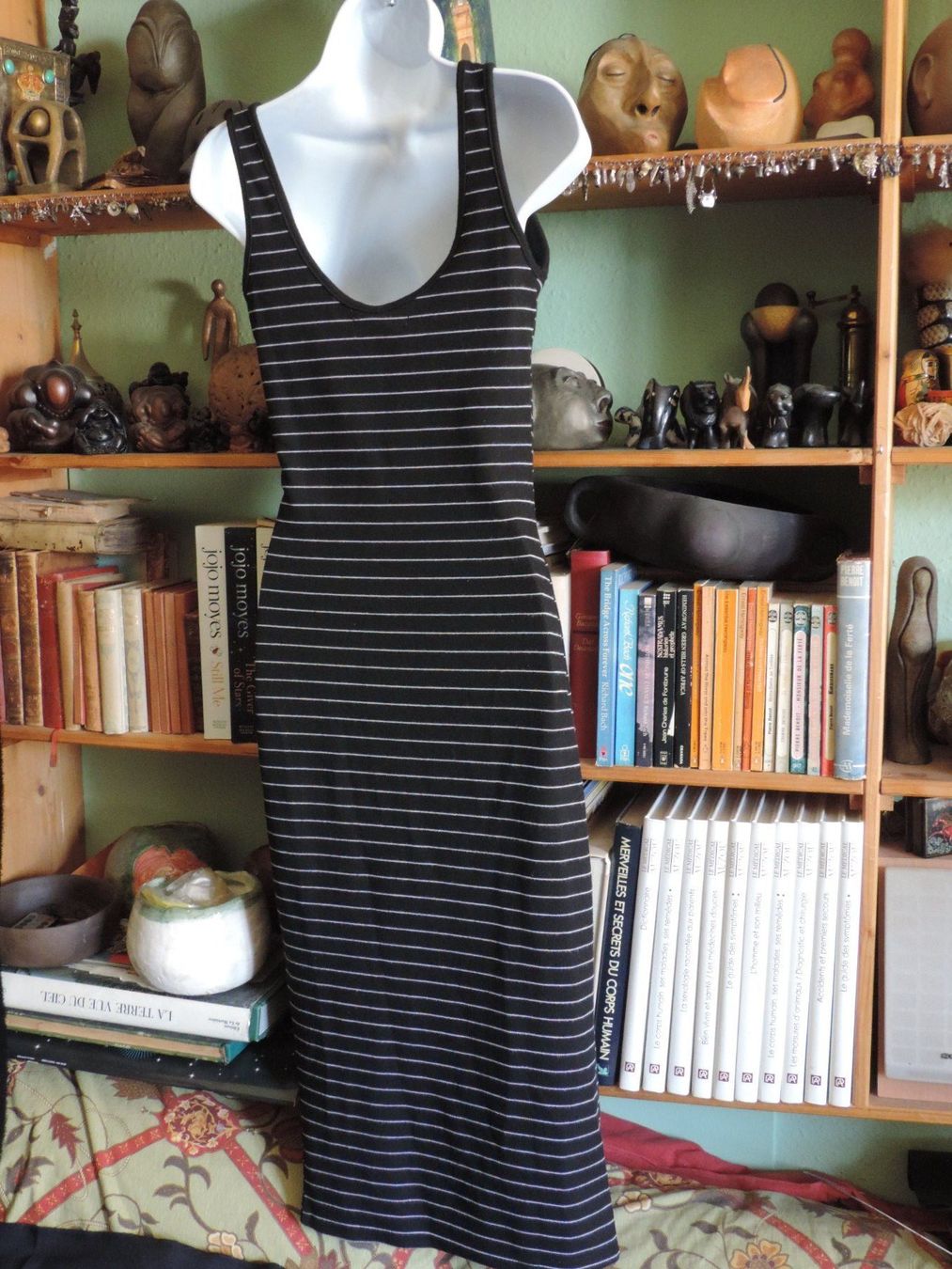 Kleider: robe longue rayée noir et blanc – Gebraucht aus Genève von Axelle333 6