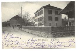 Mett - Mache - Quartier von Biel/Bienne (BE) Schulhaus  1907