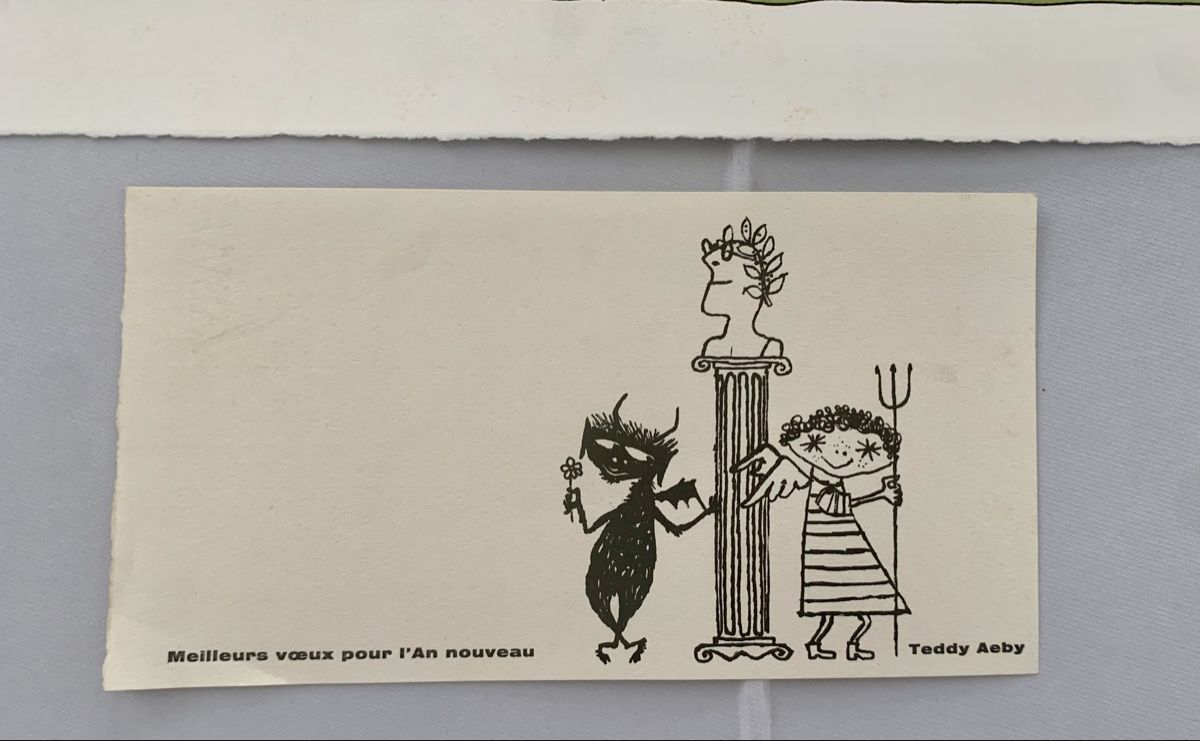 Grafica & Litografie: Schweizer Kunst - Teddy AEBY (1928-1992) – Usato da Düdingen venduto da polytropon_5 2