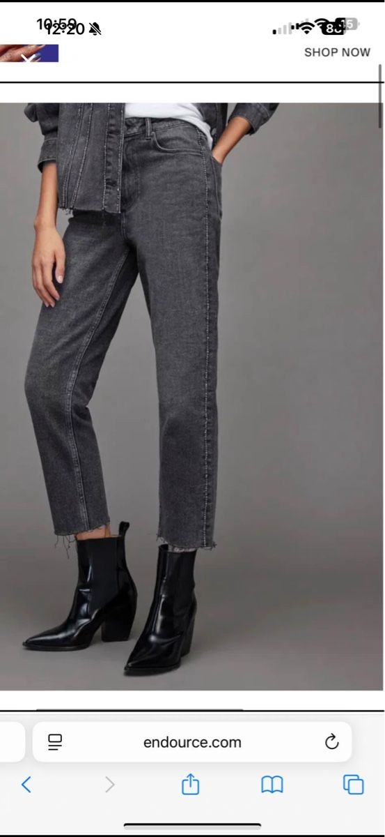 Allsaints Jeans: AllSaints Black Wash Jeans - Size 25 – Neu (gemäss Beschreibung) aus zug von Inaar 7