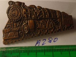1 Vintage Eisenbahn Lokomotive Pin,  (A280)