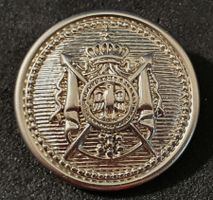 CC861 - Knopf mit Wappen Adler Speer Krone