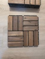 Terrassenfliesen Holz braun 4 Stück 