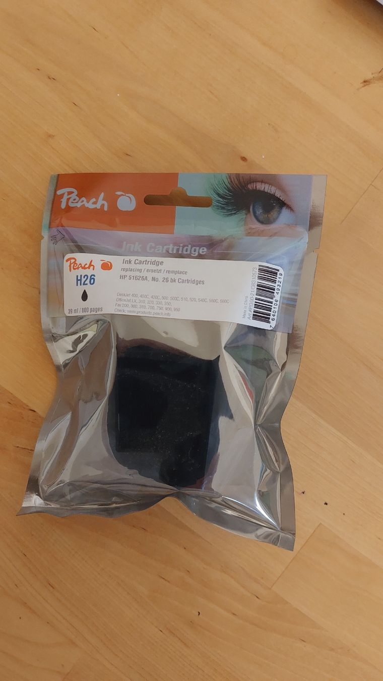 Hewlett Packard Cartucce per stampanti & toner: HP 26 Druckerpatronen schwarz – Nuovo e nell'imballaggio originale da Olten venduto da sang1 1