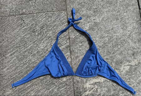 Bikini Oberteil blau Gr. M guter Zustand