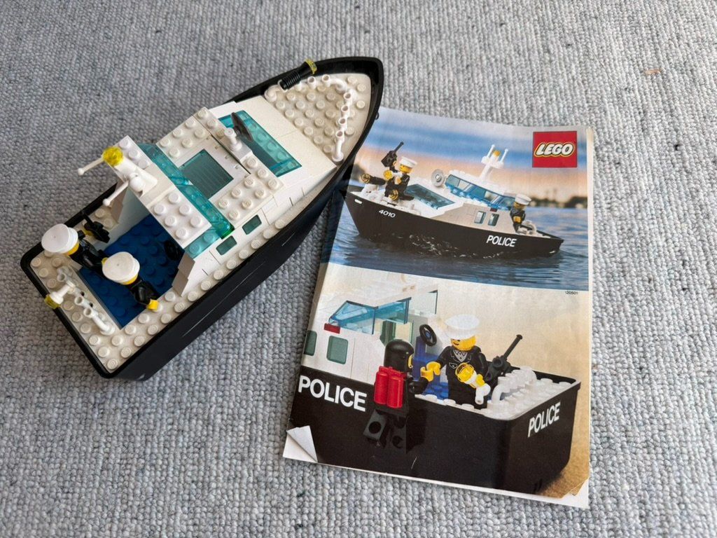 Lego Baukästen: LEGO Polizeiboot Set 4010 mit Anleitung – Gebraucht aus Uster von htm1