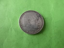 Dt. Reich 1936 D, 5 Reichsmark - Silber