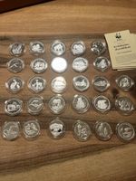 WWF 999 SILBER GEDENKMÜNZE, 20g