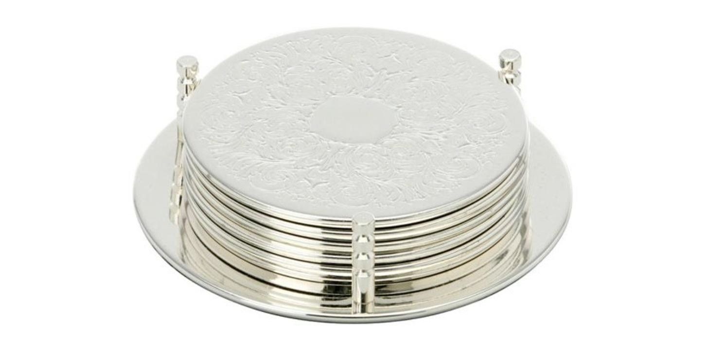 Untersetzer: Sous-verres & support bouteille revitalisant argent – Neu und originalverpackt aus Sion von Colibri_bleu