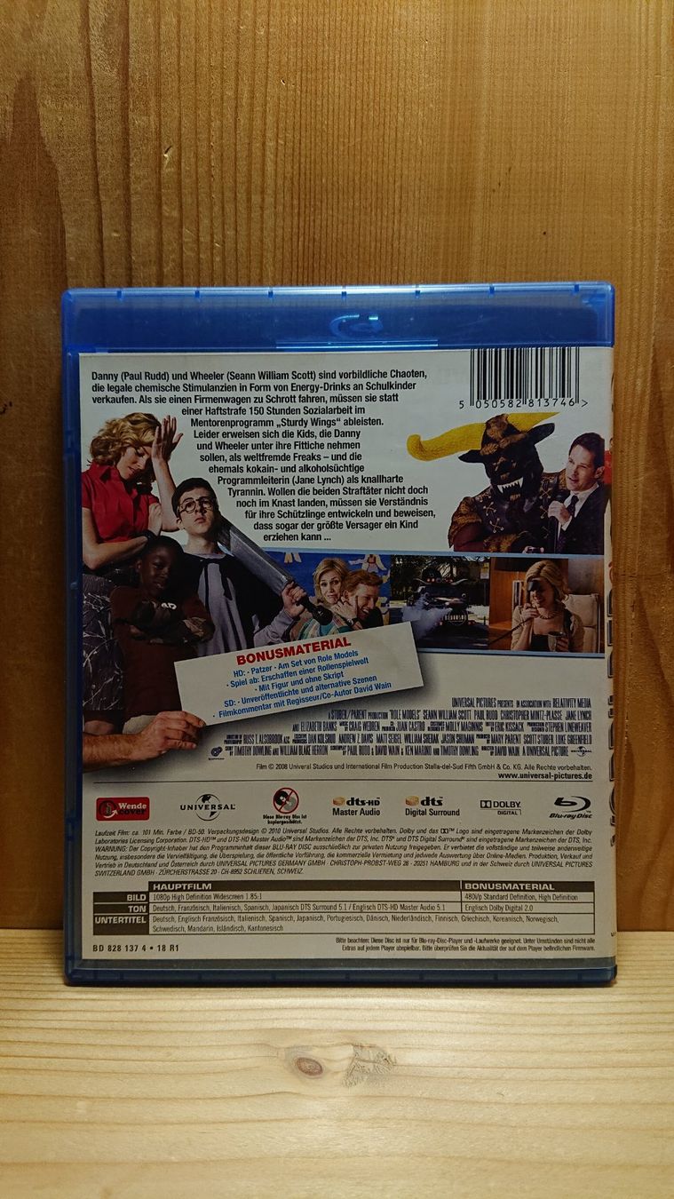 Alle DVDs: VORBILDER Blu-Ray mit Seann William Scott – Gebraucht aus Wilderswil von Exebub 1